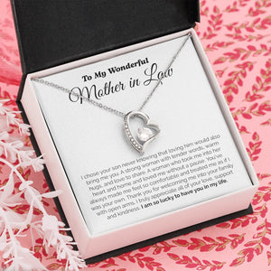 To My Wonderful Mother In Law | I Am So Lucky To Have You In My Life | Jewelry | C30025TG, C30025TR, lx-C30025, PB23-WOOD, PROD-2074744, PT-781, TNM-1, USER-43062 | TageUnlimited