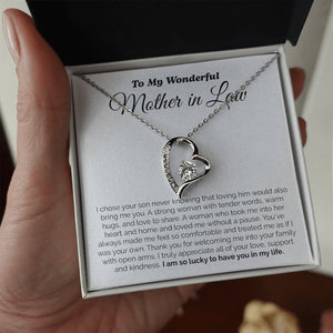 To My Wonderful Mother In Law | I Am So Lucky To Have You In My Life | Jewelry | C30025TG, C30025TR, lx-C30025, PB23-WOOD, PROD-2074744, PT-781, TNM-1, USER-43062 | TageUnlimited