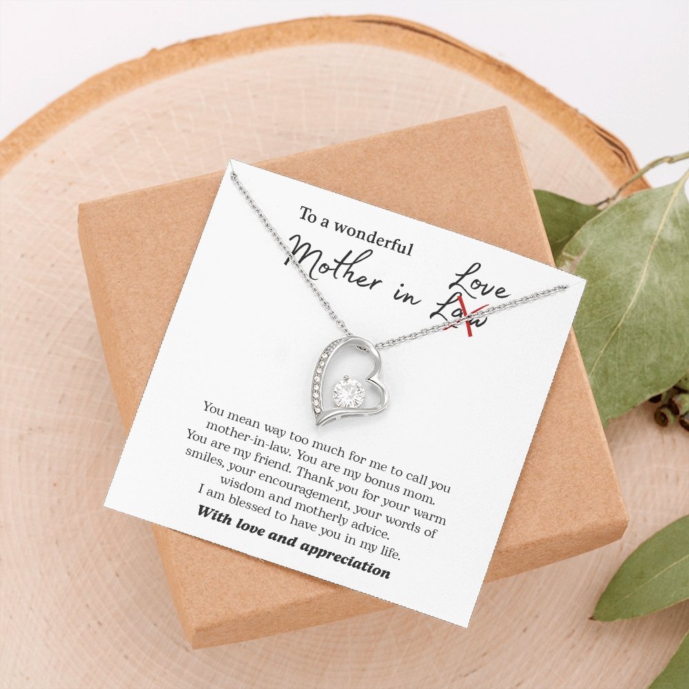 To My Wonderful Mother In Love | Jewelry | C30025TG, C30025TR, lx-C30025, PB23-WOOD, PROD-2074562, PT-781, TNM-1, USER-43062 | TageUnlimited