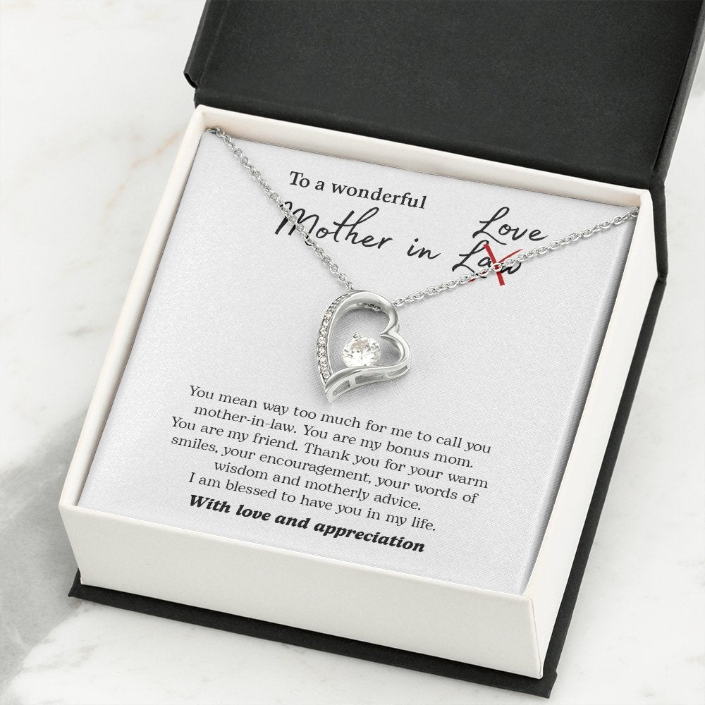 To My Wonderful Mother In Love | Jewelry | C30025TG, C30025TR, lx-C30025, PB23-WOOD, PROD-2074562, PT-781, TNM-1, USER-43062 | TageUnlimited