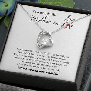 To My Wonderful Mother In Love | Jewelry | C30025TG, C30025TR, lx-C30025, PB23-WOOD, PROD-2074562, PT-781, TNM-1, USER-43062 | TageUnlimited