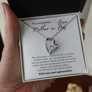 To My Wonderful Mother In Love | Jewelry | C30025TG, C30025TR, lx-C30025, PB23-WOOD, PROD-2074562, PT-781, TNM-1, USER-43062 | TageUnlimited