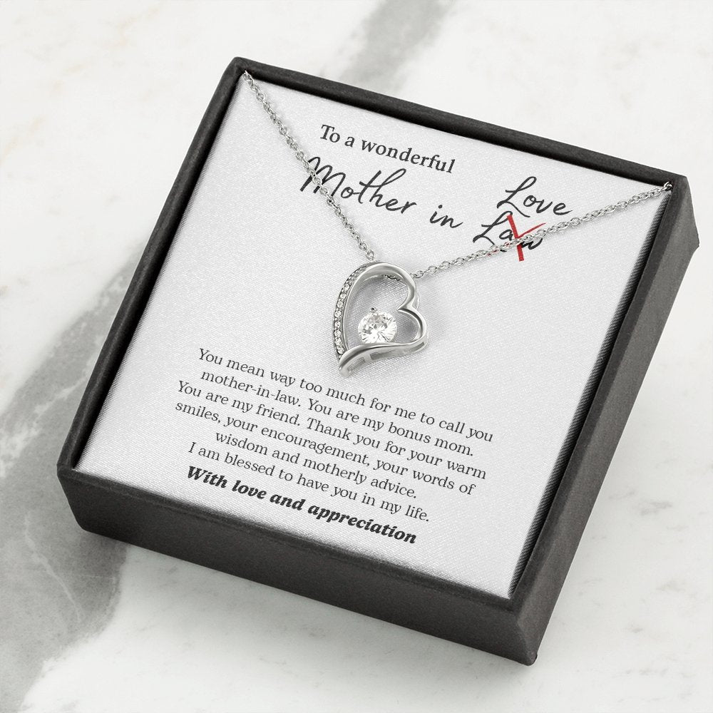 To My Wonderful Mother In Love | Jewelry | C30025TG, C30025TR, lx-C30025, PB23-WOOD, PROD-2074562, PT-781, TNM-1, USER-43062 | TageUnlimited