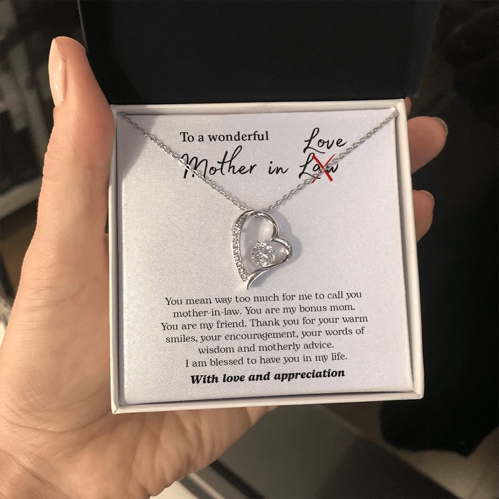 To My Wonderful Mother In Love | Jewelry | C30025TG, C30025TR, lx-C30025, PB23-WOOD, PROD-2074562, PT-781, TNM-1, USER-43062 | TageUnlimited