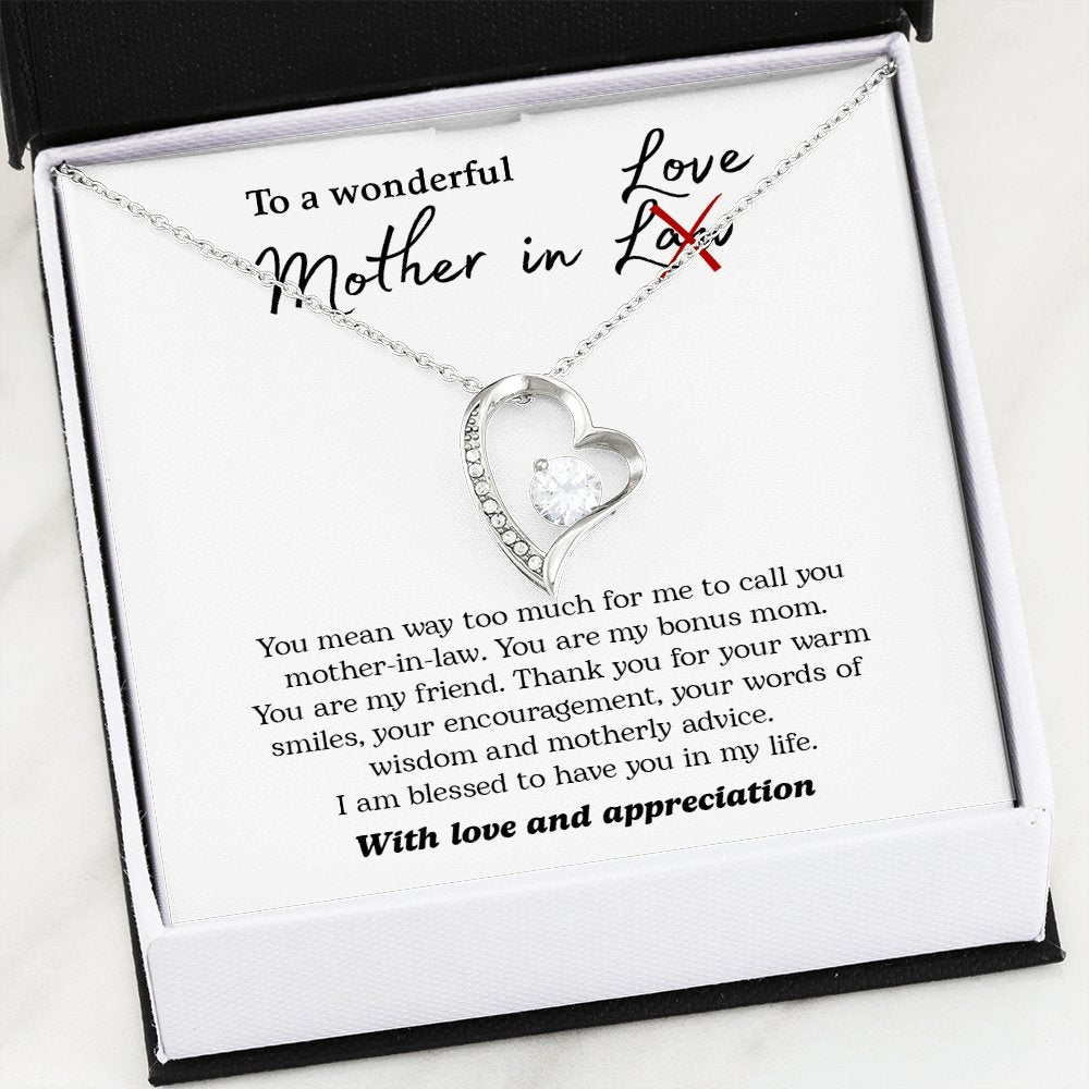 To My Wonderful Mother In Love | Jewelry | C30025TG, C30025TR, lx-C30025, PB23-WOOD, PROD-2074562, PT-781, TNM-1, USER-43062 | TageUnlimited