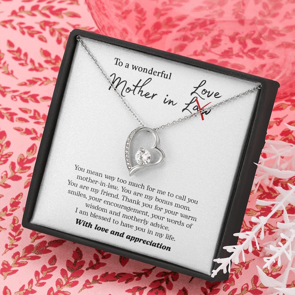 To My Wonderful Mother In Love | Jewelry | C30025TG, C30025TR, lx-C30025, PB23-WOOD, PROD-2074562, PT-781, TNM-1, USER-43062 | TageUnlimited