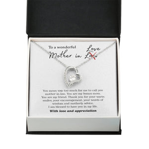 To My Wonderful Mother In Love | Jewelry | C30025TG, C30025TR, lx-C30025, PB23-WOOD, PROD-2074562, PT-781, TNM-1, USER-43062 | TageUnlimited