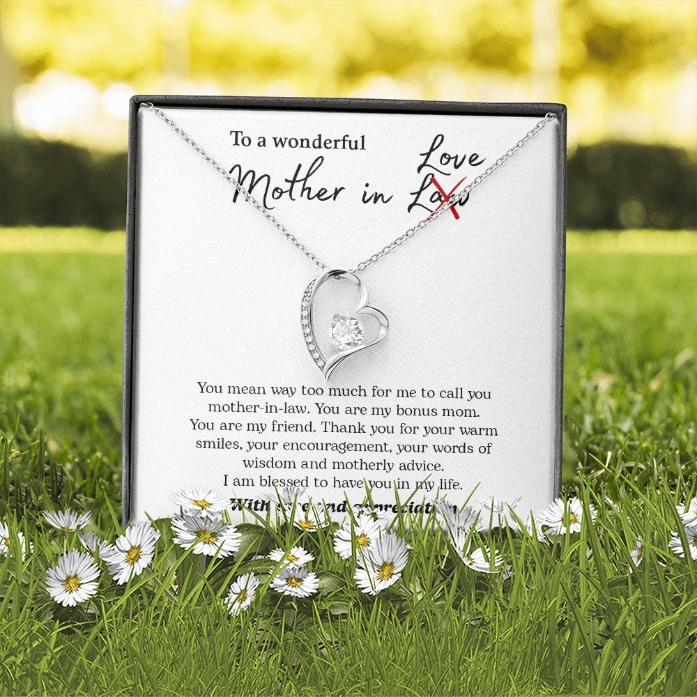 To My Wonderful Mother In Love | Jewelry | C30025TG, C30025TR, lx-C30025, PB23-WOOD, PROD-2074562, PT-781, TNM-1, USER-43062 | TageUnlimited