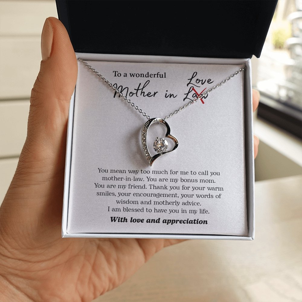 To My Wonderful Mother In Love | Jewelry | C30025TG, C30025TR, lx-C30025, PB23-WOOD, PROD-2074562, PT-781, TNM-1, USER-43062 | TageUnlimited