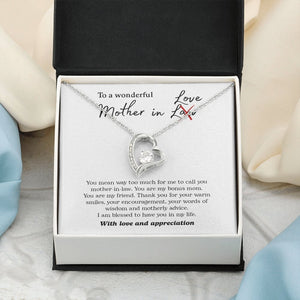 To My Wonderful Mother In Love | Jewelry | C30025TG, C30025TR, lx-C30025, PB23-WOOD, PROD-2074562, PT-781, TNM-1, USER-43062 | TageUnlimited