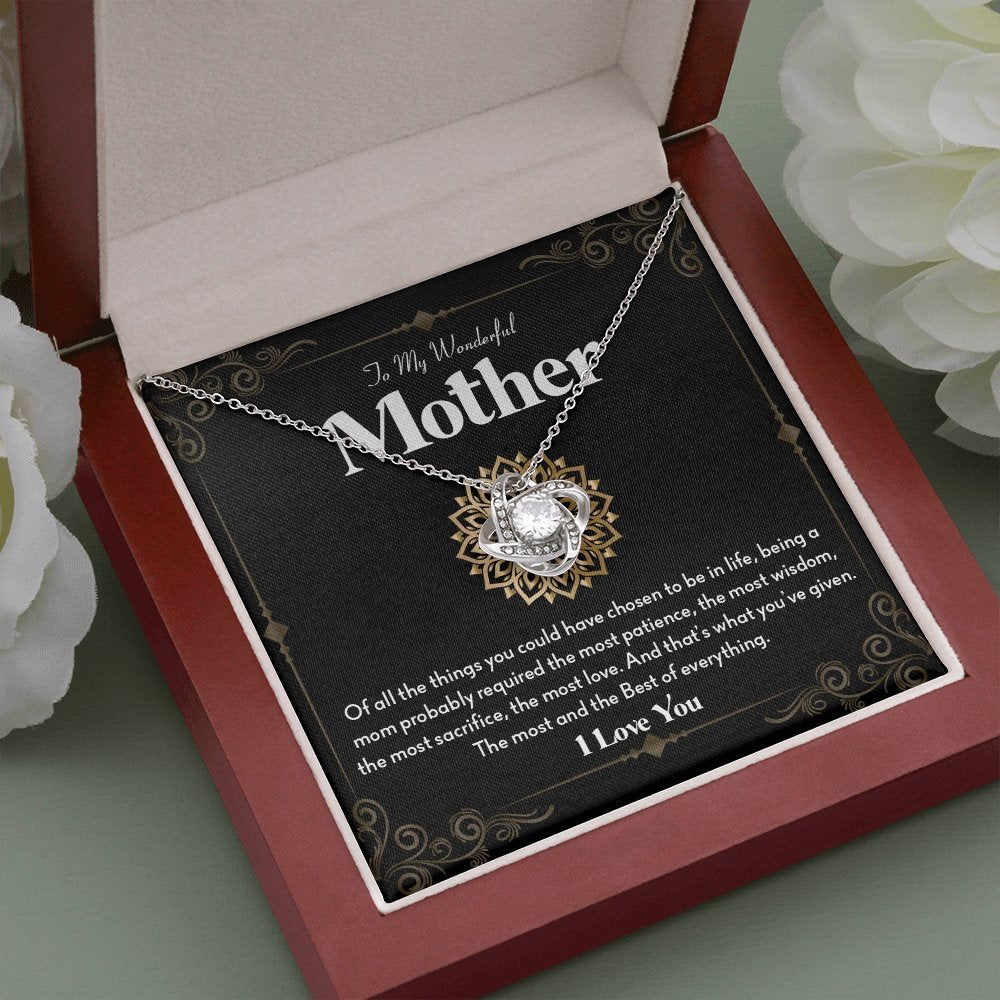 To My Wonderful Mother | Of All The Things | Jewelry | C30011TG, C30011TR, lx-C30011, PB23-WOOD, PROD-2008326, PT-922, TNM-1, USER-43062 | TageUnlimited