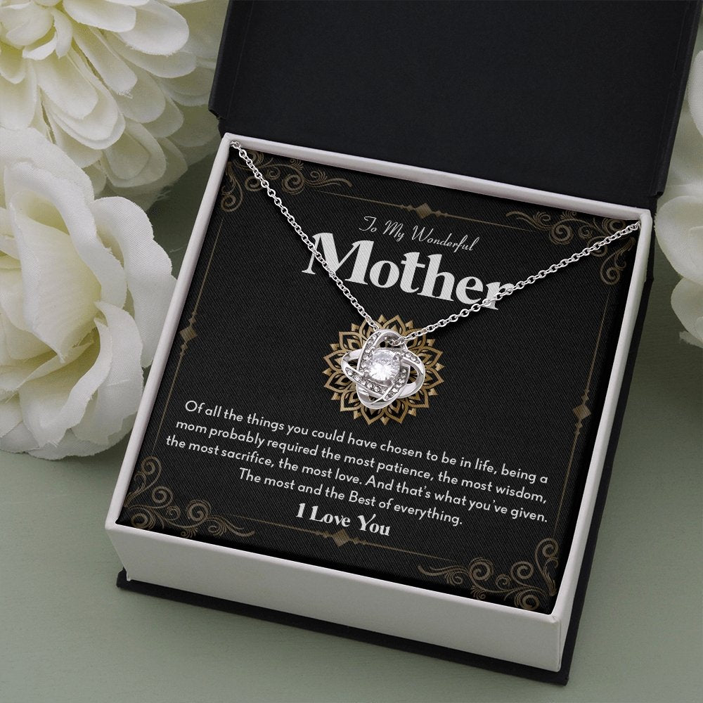 To My Wonderful Mother | Of All The Things | Jewelry | C30011TG, C30011TR, lx-C30011, PB23-WOOD, PROD-2008326, PT-922, TNM-1, USER-43062 | TageUnlimited