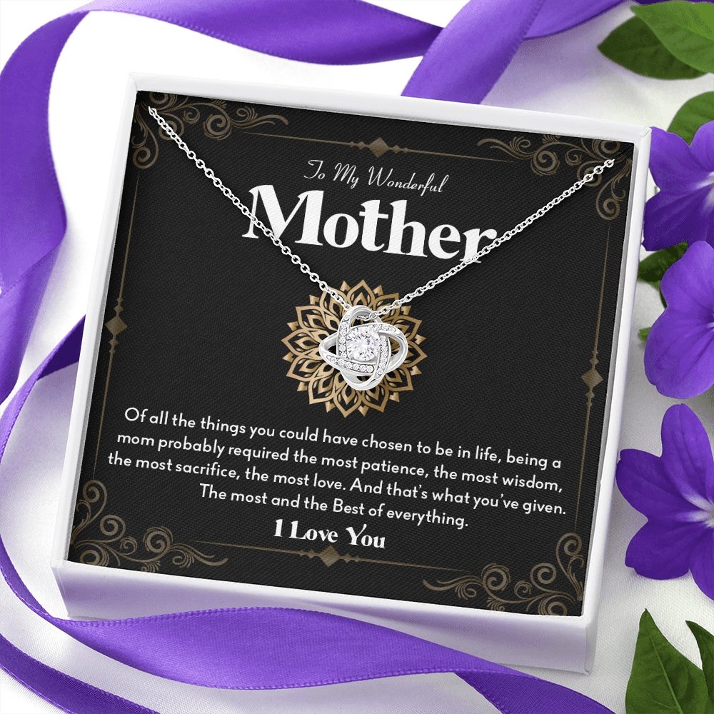 To My Wonderful Mother | Of All The Things | Jewelry | C30011TG, C30011TR, lx-C30011, PB23-WOOD, PROD-2008326, PT-922, TNM-1, USER-43062 | TageUnlimited