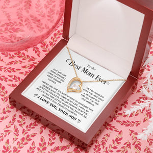 To The Best Mom Ever | You Are The first Person | Jewelry | C30025TG, C30025TR, lx-C30025, PB23-WOOD, PROD-2058869, PT-781, TNM-1, USER-43062 | TageUnlimited