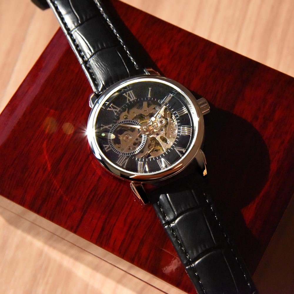 To The Greatest Dad Gift Watch | Thank You Dad For Always Being There | Jewelry | PB24-WOOD, PROD-2219694, PT-4320, USER-43062, W30044 | TageUnlimited