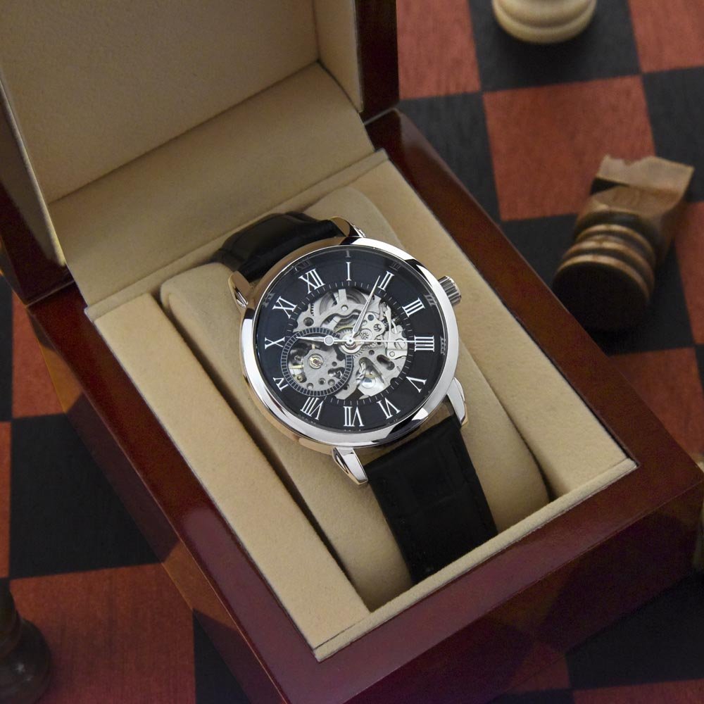 To The Greatest Dad Gift Watch | Thank You Dad For Always Being There | Jewelry | PB24-WOOD, PROD-2219694, PT-4320, USER-43062, W30044 | TageUnlimited
