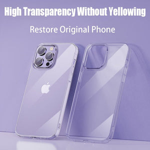 Transparent Phone Case For iPhone 11 12 13 14 Pro Max Soft TPU Silicone For iPhone X XS Max XR 8 7 6 Plus Back Cover Clear Case | 0 | TageUnlimited