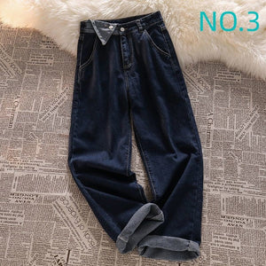 Vintage Baggy Y2k High Waist Jeans Woman Streetwear Korean Women&#39;s Jeans Denim Clothing Women Pants Straight Leg Jeans Fashion | 0 | TageUnlimited