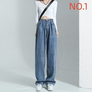 Vintage Baggy Y2k High Waist Jeans Woman Streetwear Korean Women&#39;s Jeans Denim Clothing Women Pants Straight Leg Jeans Fashion | 0 | TageUnlimited