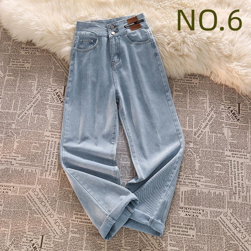 Vintage Baggy Y2k High Waist Jeans Woman Streetwear Korean Women&#39;s Jeans Denim Clothing Women Pants Straight Leg Jeans Fashion | 0 | TageUnlimited