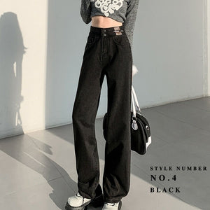 Vintage High Waist Jeans Woman Clothing Denim Streetwear Y2k Baggy Pants for Women Clothing Women&#39;s Jeans 90s Clothes Harajuku | 0 | TageUnlimited