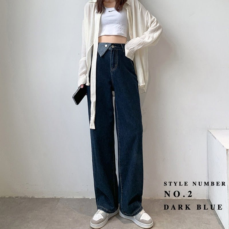 Vintage High Waist Jeans Woman Clothing Denim Streetwear Y2k Baggy Pants for Women Clothing Women&#39;s Jeans 90s Clothes Harajuku | 0 | TageUnlimited