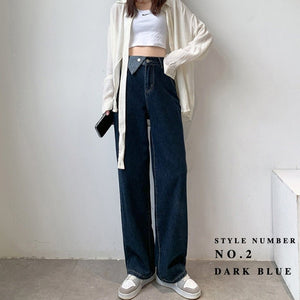 Vintage High Waist Jeans Woman Clothing Denim Streetwear Y2k Baggy Pants for Women Clothing Women&#39;s Jeans 90s Clothes Harajuku | 0 | TageUnlimited
