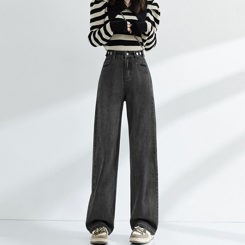 Vintage High Waist Jeans Woman Clothing Denim Streetwear Y2k Baggy Pants for Women Clothing Women&#39;s Jeans 90s Clothes Harajuku | 0 | TageUnlimited