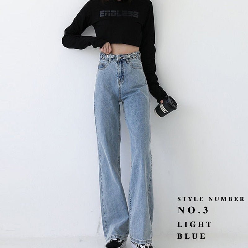 Vintage High Waist Jeans Woman Clothing Denim Streetwear Y2k Baggy Pants for Women Clothing Women&#39;s Jeans 90s Clothes Harajuku | 0 | TageUnlimited