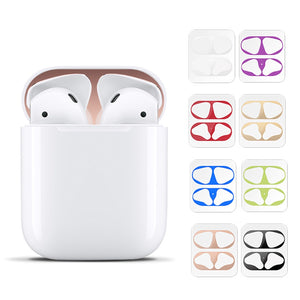 Vococal Plating Metal Protective Dustproof Stickers Guards for Apple Airpods 1st 2nd Generation Air pods Wired Charging Case | 0 | TageUnlimited