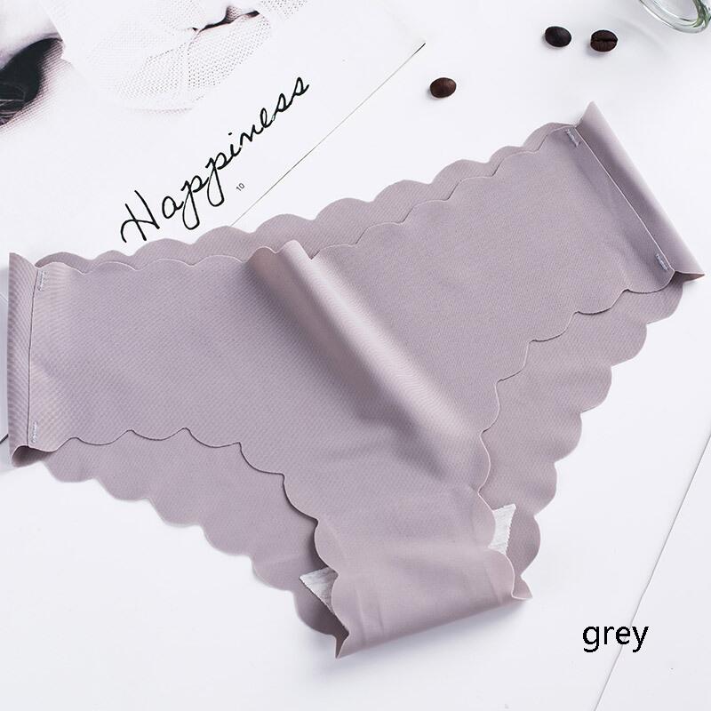 WarmSteps Women Panties Sexy Ruffles Woman Lingerie Ice Silk Semaless Underwear Fitness Sports Yoga Underpants Female Tanga XL | TageUnlimited