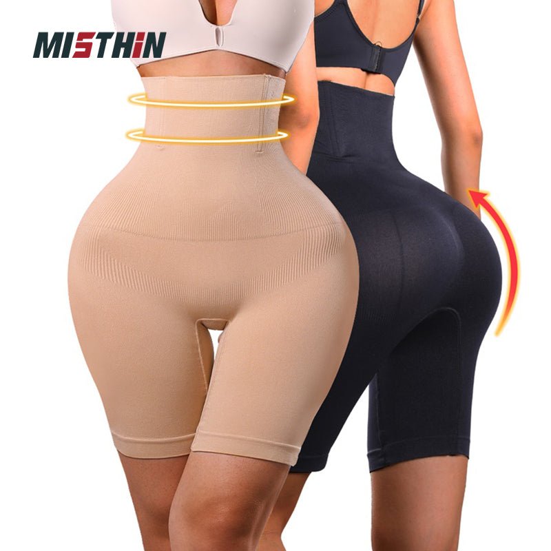 Women Full Body Seamless High Waist Trainer Mid Thigh Shaper Shorts Butt Lifter Tummy Panties Shapewear | Tage-Active