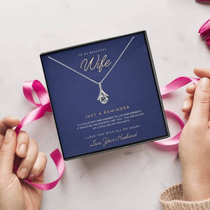 Wife Necklace Husband Fashion Crystal Necklace Femal Soulmate Pendant Necklaces Girl Jewelry Christmas Birthday Gifts | 0 | Tage-Active