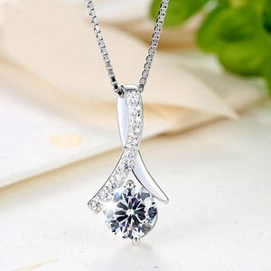 Wife Necklace Husband Fashion Crystal Necklace Femal Soulmate Pendant Necklaces Girl Jewelry Christmas Birthday Gifts | 0 | Tage-Active