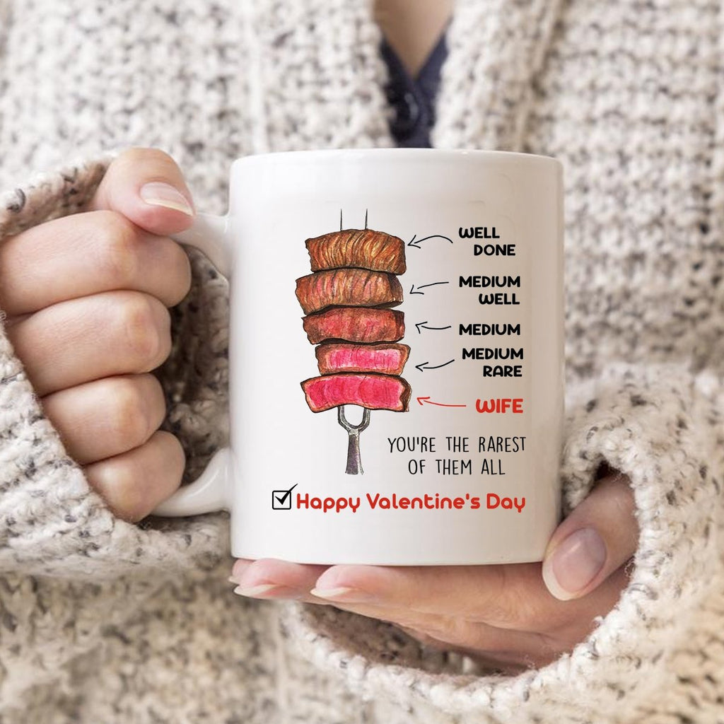 Wife You're The Rarest Of Them All - Happy Valentine's Day Mug. | Drinkware | coffee cup, Coffee mug, coffee mug quote, Drinkware, funny af, funny coffee mug, funny mugs, gag gifts, GIft for her, Gift for him, Gift for wife, happy valentine's day mug, Housewares, i fucking love you, i fucking love you mug, i love fucking you, i love fucking you mug, Mugs, perfect gift mug, valentines day mug, You're the rarest of them all | TageUnlimited