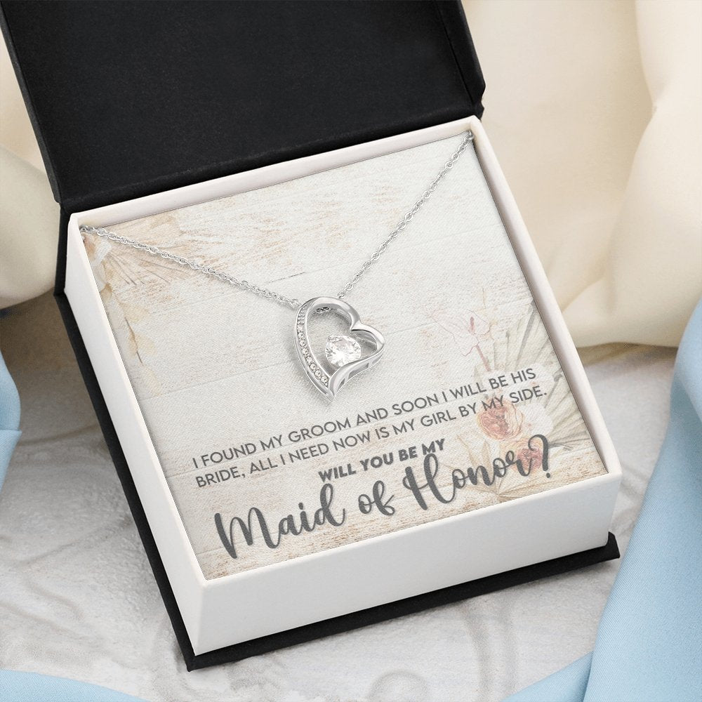 Will You Be My Maid Of Honor (Forever Love Necklace) | Jewelry | TageUnlimited