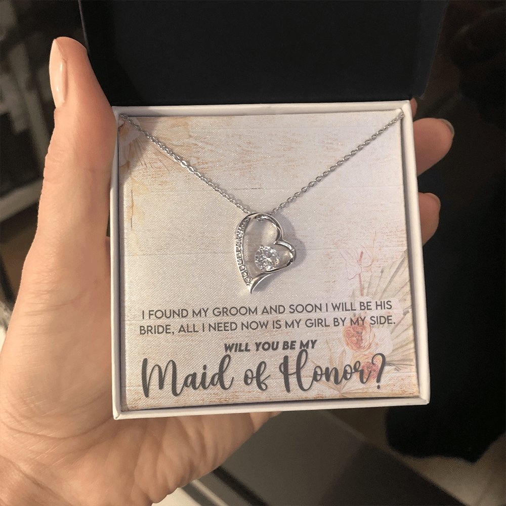 Will You Be My Maid Of Honor (Forever Love Necklace) | Jewelry | TageUnlimited
