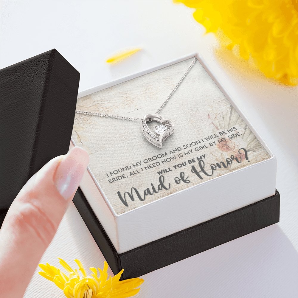 Will You Be My Maid Of Honor (Forever Love Necklace) | Jewelry | TageUnlimited