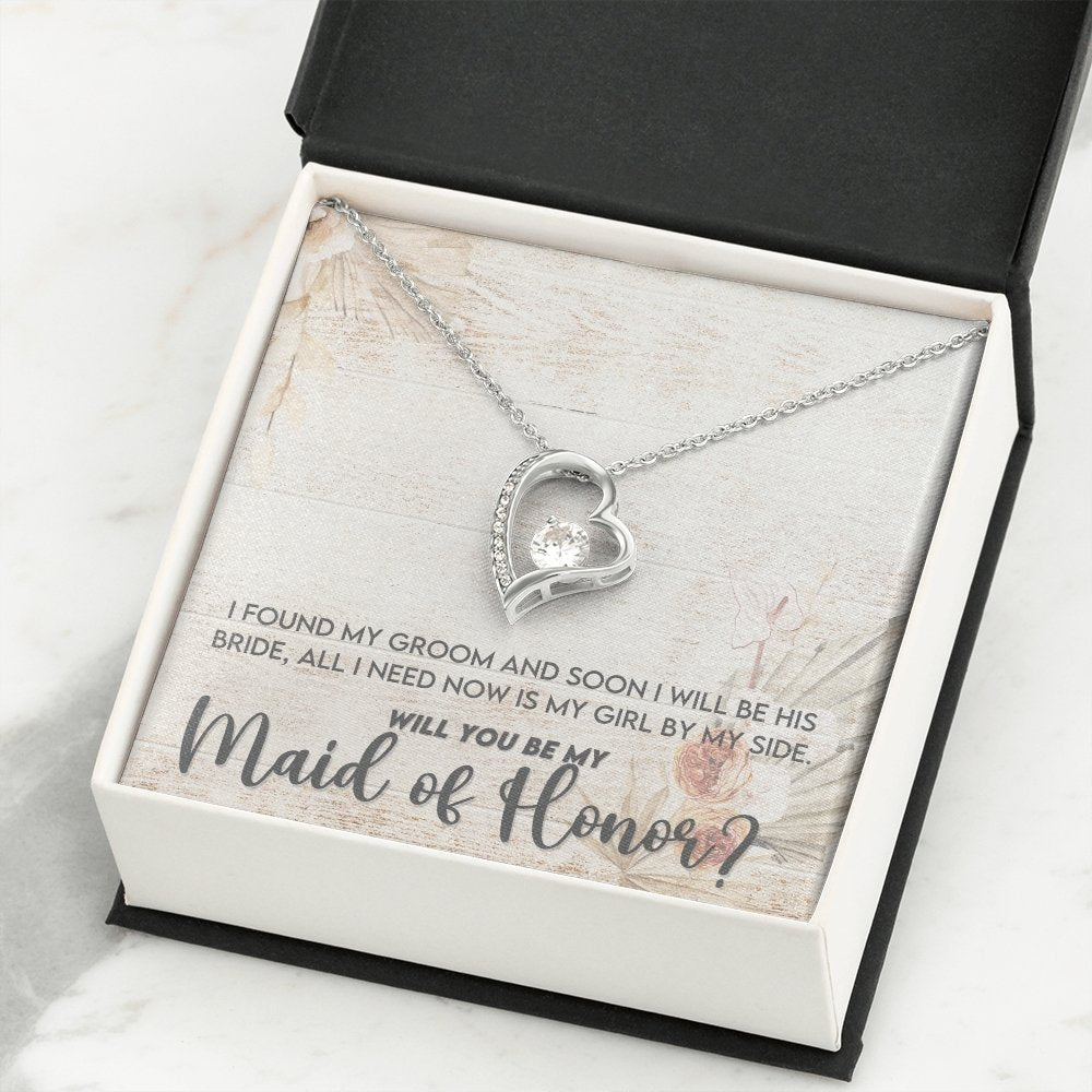 Will You Be My Maid Of Honor (Forever Love Necklace) | Jewelry | TageUnlimited
