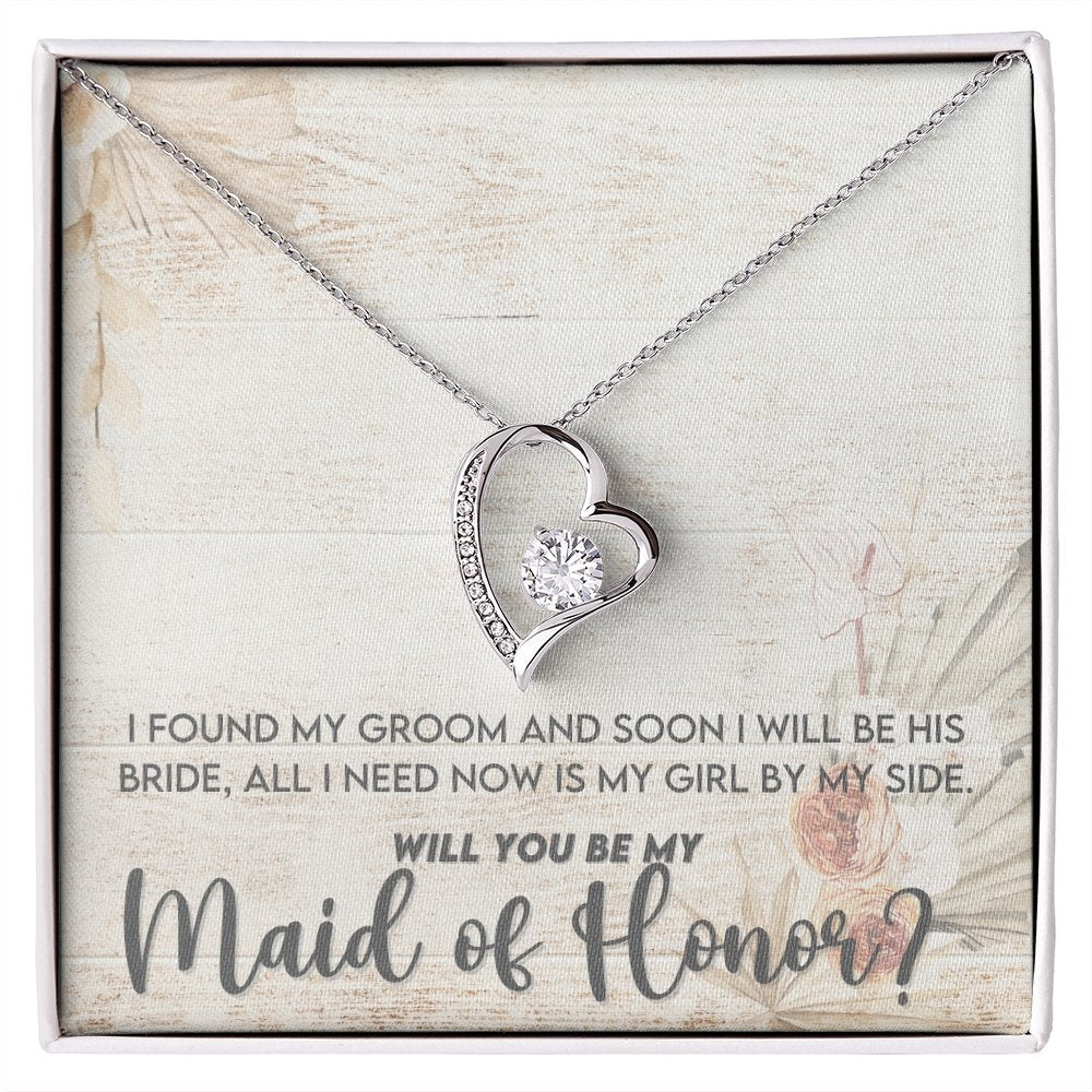 Will You Be My Maid Of Honor (Forever Love Necklace) | Jewelry | TageUnlimited