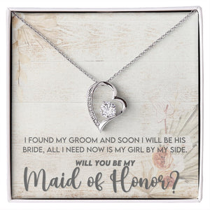 Will You Be My Maid Of Honor (Forever Love Necklace) | Jewelry | TageUnlimited