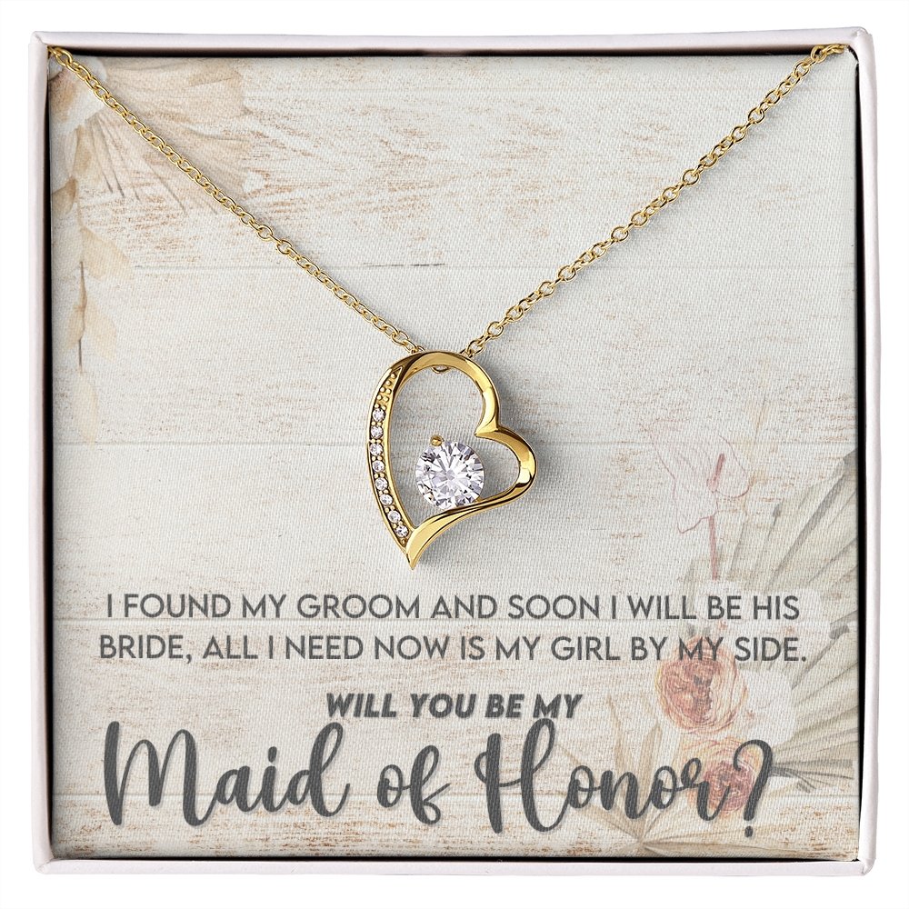 Will You Be My Maid Of Honor (Forever Love Necklace) | Jewelry | TageUnlimited