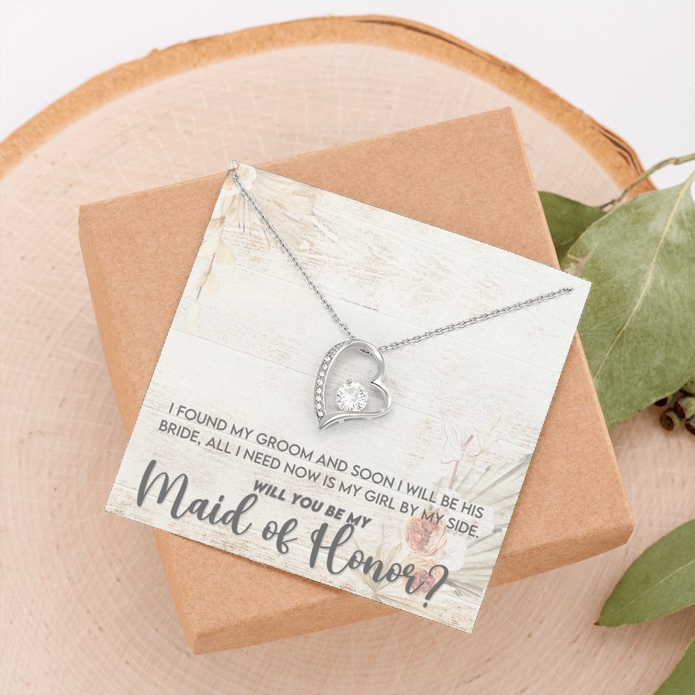 Will You Be My Maid Of Honor (Forever Love Necklace) | Jewelry | TageUnlimited