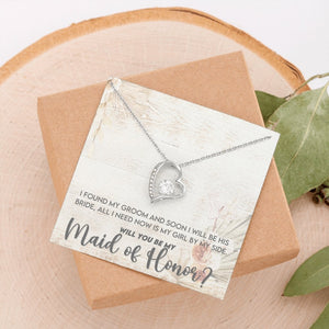 Will You Be My Maid Of Honor (Forever Love Necklace) | Jewelry | TageUnlimited