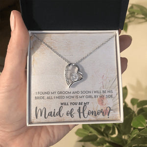 Will You Be My Maid Of Honor (Forever Love Necklace) | Jewelry | TageUnlimited