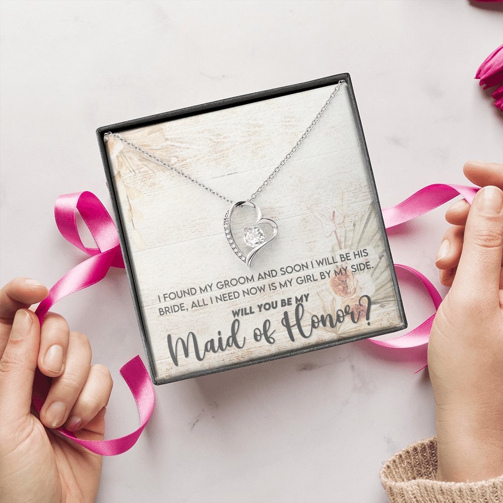 Will You Be My Maid Of Honor (Forever Love Necklace) | Jewelry | TageUnlimited
