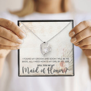 Will You Be My Maid Of Honor (Forever Love Necklace) | Jewelry | TageUnlimited