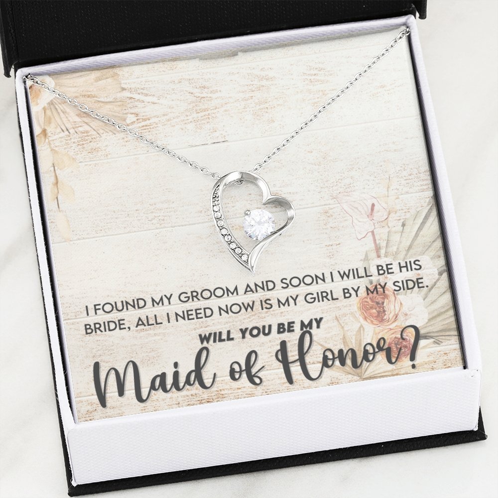 Will You Be My Maid Of Honor (Forever Love Necklace) | Jewelry | TageUnlimited