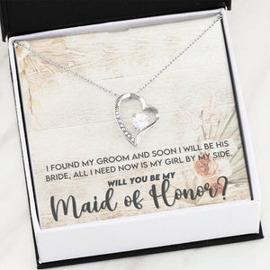 Will You Be My Maid Of Honor (Forever Love Necklace) | Jewelry | TageUnlimited