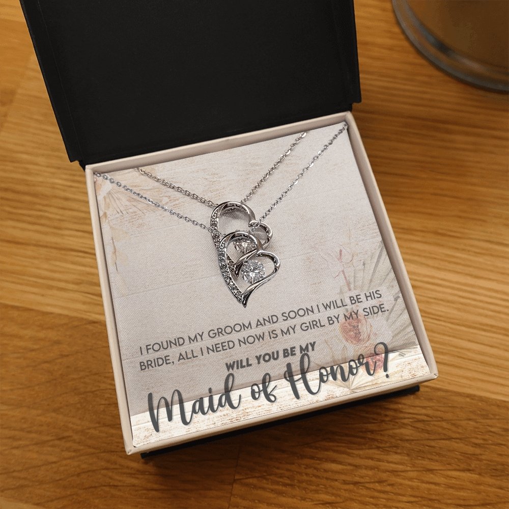 Will You Be My Maid Of Honor (Forever Love Necklace) | Jewelry | TageUnlimited